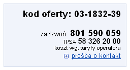 kod oferty