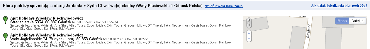 biura podróży na prezentacji oferty